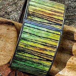 Asian forrest motif bracelet